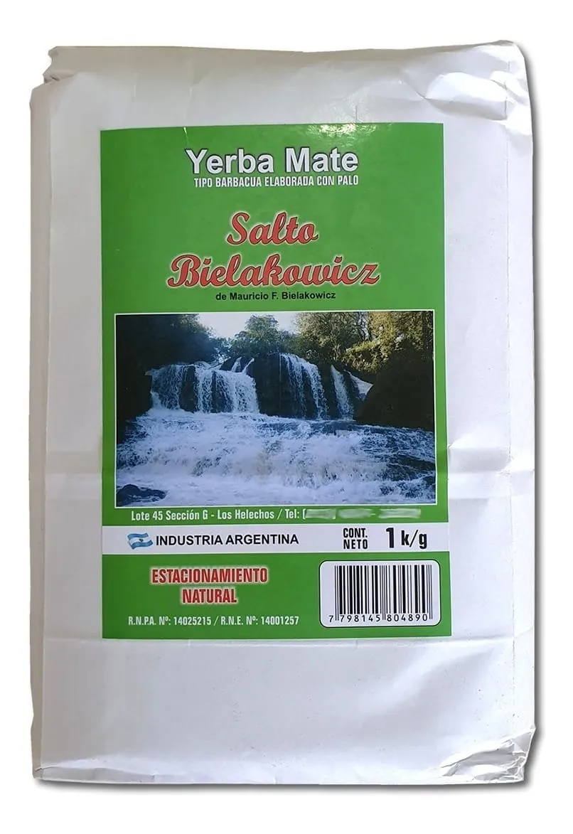 Yerba Mate Salto Bielakowicz (barbacuá)